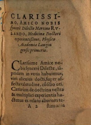 Curationum Empiricarum Et Historicarum, In Certis locis & notis personis optime expertarum, & rite probatarum, Centuria ..., 4