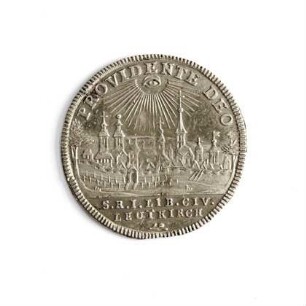 Medaille der Reichsstadt Leutkirch zur Hundertjahrfeier des Westfälischen Friedens
