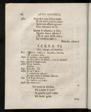 64-74, Scena VI. / Sechster Auftritt. - Scena VIII. / Achter Auftritt.