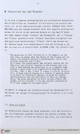 Krankheiten und ihre Ursachen