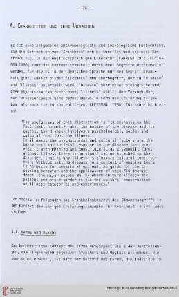Krankheiten und ihre Ursachen