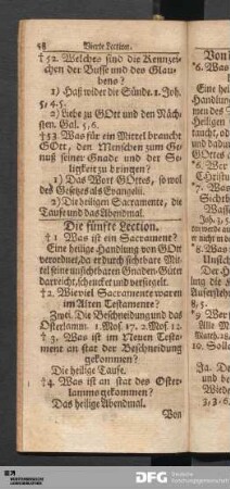Die fünfte Lection.