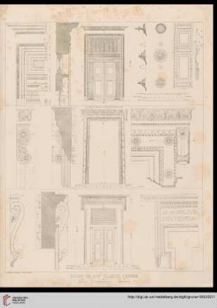Part I: Architectural ornaments, monochrome design etc. (Tafel 1 - 29)
