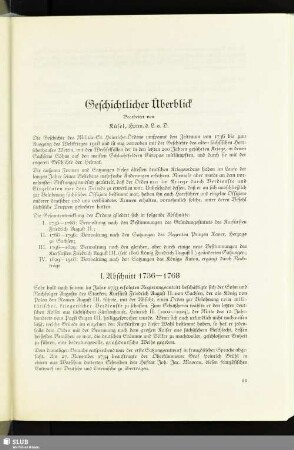 Geschichtlicher Überblick