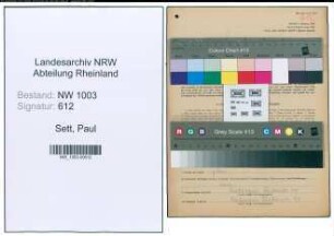 Entnazifizierung Paul Sett , geb. 18.02.1903 (Kaufmann)