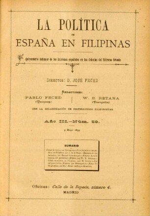 Núm. 59. 9 Mayo 1893