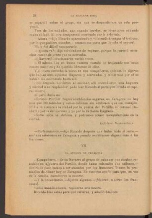VII - El ataque de Zaragoza