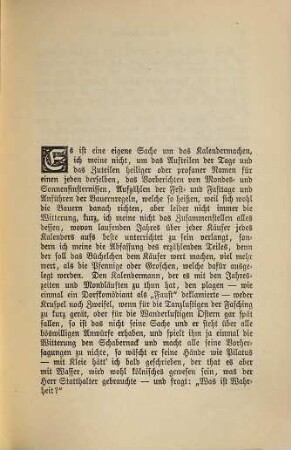 Ludwig Anzengrubers gesammelte Werke : in zehn Bänden, 5. Kalendergeschichten. Gedichte und Aphorismen