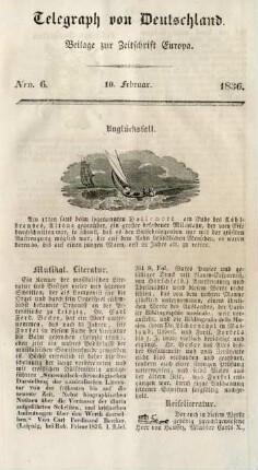 Nro. 6. - 10. Februar 1836