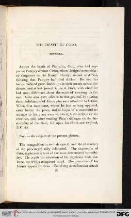 The death of Cato