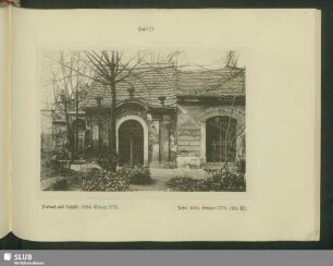Pisbach und Loschke. 1684. Erbaut 1776 - Jahn. 1684. Erbaut 1774. (Abt. III)