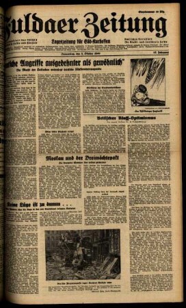 Ausgabe vom Donnerstag, den 03. Oktober 1940.