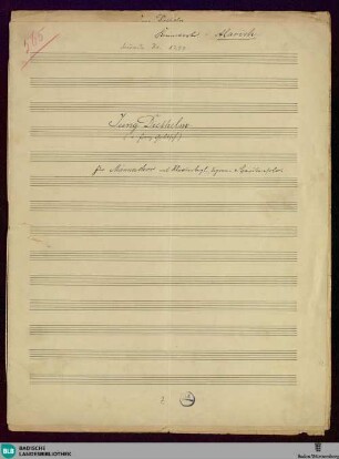 Jung Diethelm - Mus. Hs. 1299 : V (2), Coro maschile, pf; F