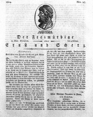 Nro. 25., Sonnabend den 4. Februar