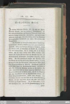 Sechzehnter Brief.