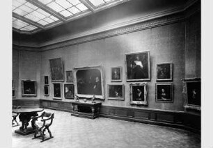 Aufstellung der Gemäldegalerie und der Skulpturensammlung im Kaiser-Friedrich-Museum, Raum 61, Gemälde Rembrandts