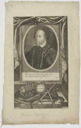 Bildnis des Philippus Christophorus, Ertzbischoff zu Trier