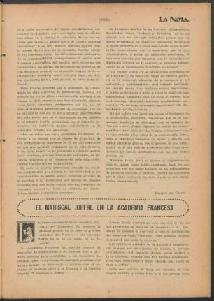 El mariscal Joffre en la Academia Francesa