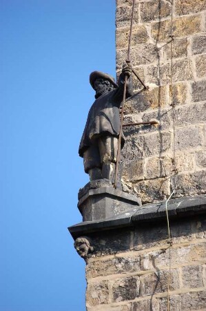 Figur an der Nikolaikirche
