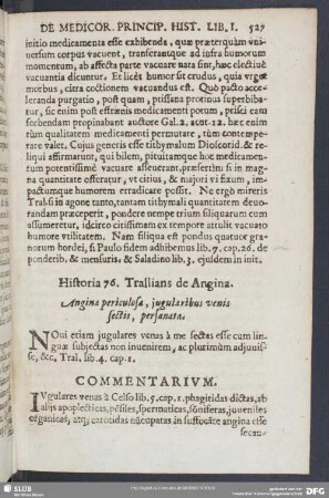 Historia 76. Trallians de Angina
