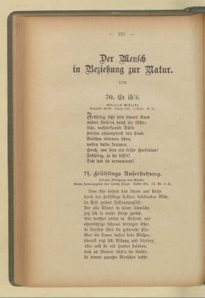 Der Mensch in Beziehung zur Natur