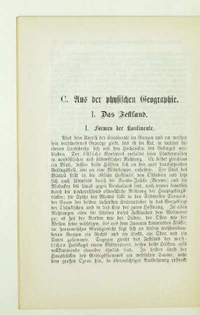 C. Aus der physischen Geographie