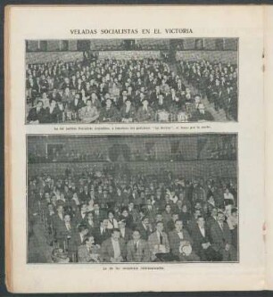 Veladas socialistas en el Victoria - [Fotografías]
