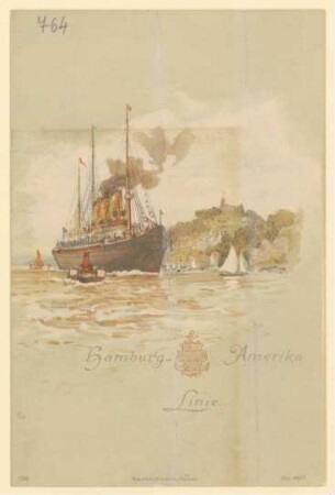 Menükarte : Menü, Schnelldampfer "Auguste Victoria"