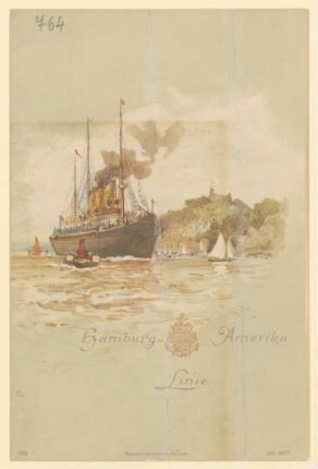 Menükarte : Menü, Schnelldampfer "Auguste Victoria"