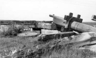 Ihlow-Rietdorf. Bockmühle, Trümmer