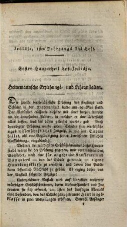 Jedidja : Zeitschrift für Religion u. Moral, Pädagogik, Geschichte u. orientalische Literatur u. Archiv zur künftigen Geschichte d. Israeliten. 2 = Jg. 1, 2. 1817