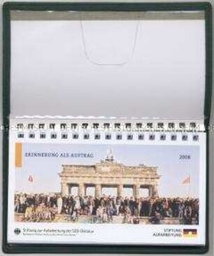 Kalender der Stiftung Aufarbeitung der SED-Diktatur für das Jahr 2008