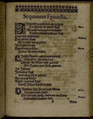 Sequuntur Epicedia.