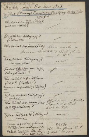 Brief an Friedrich Wilhelm Jähns : o.D.
