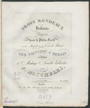 No. 3: Trois Rondeaux Brillants