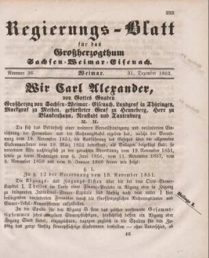 Nr. 36 : 31. Dezember 1862