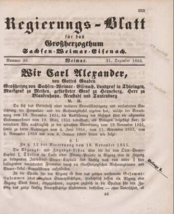 Nr. 36 : 31. Dezember 1862