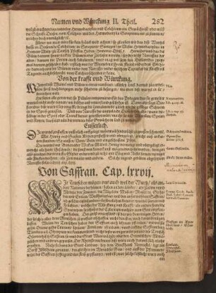 Von Saffran, Cap. LXXVII
