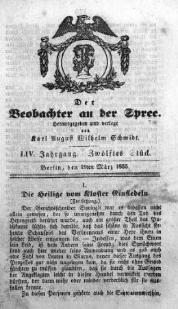 12. Stück, 19. März 1855