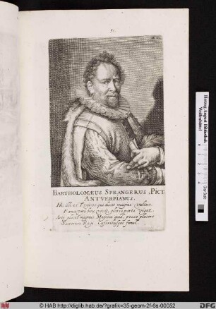 Bartholomaeus Sprangerus.