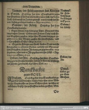 Danckbarkeit gegen GOTT