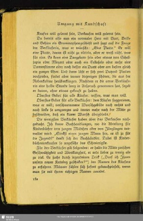 Umgang mit Kundschaft
