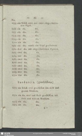 Sardonyx. (geschliffene)
