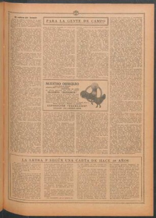 La letra P según una carta de hace 40 años