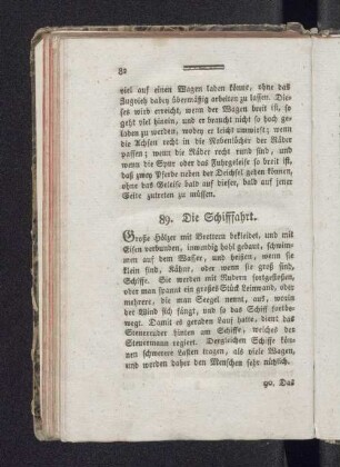 89. Die Schifffahrt.