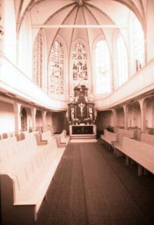 Ebstorf: Kirche, innen, von unten