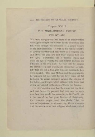 Chapter XVIII