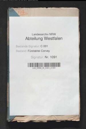 Corveysche Kammer gegen die von Kanne wegen des Zehnten zu Lüchtringen