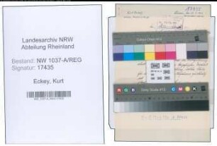 Entnazifizierung Kurt Eckey , geb. 00.00.0000 ()