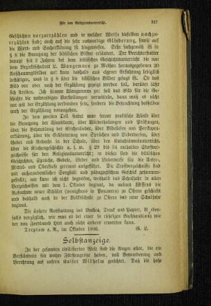 Selbstanzeige